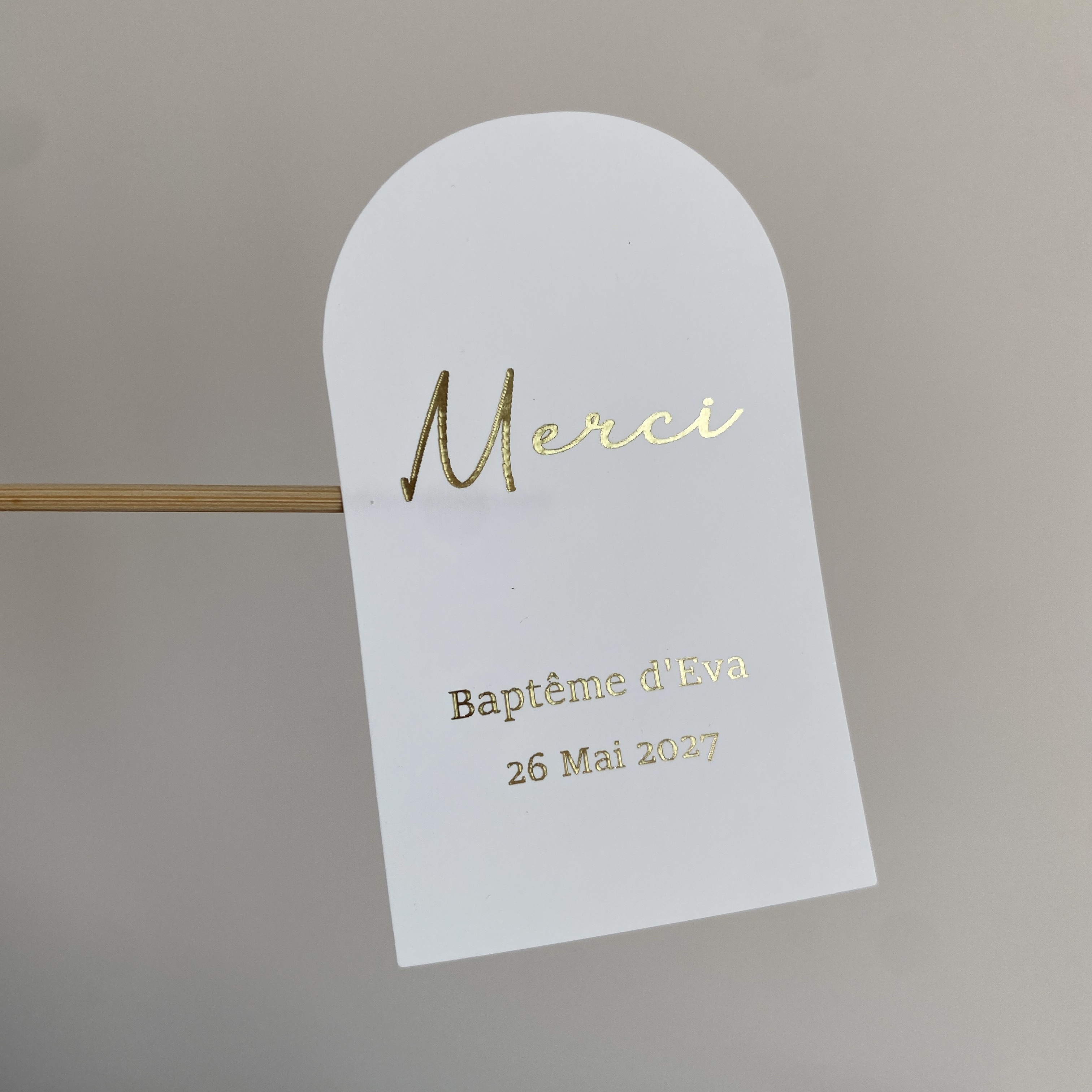 Custom Baptism Candle Merci Th - Personalised Candle Label のレビューと価格