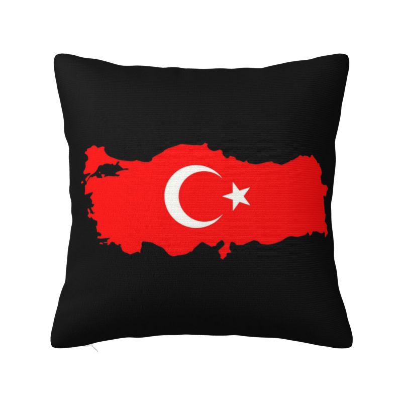 Custom Turkey Flag Map Pillow  - Custom Star Map のレビューと価格