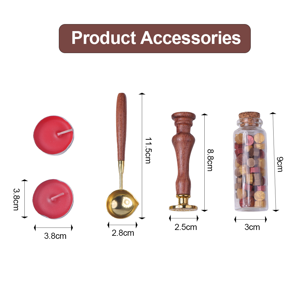 Wax Seal Stamp Gift Set with S - Wax Seal Letter Kit のレビューと価格