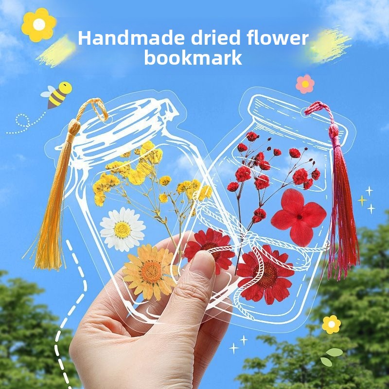 20 Piece Bookmarks Kids Creati - Dried Flower Bookmark のレビューと価格