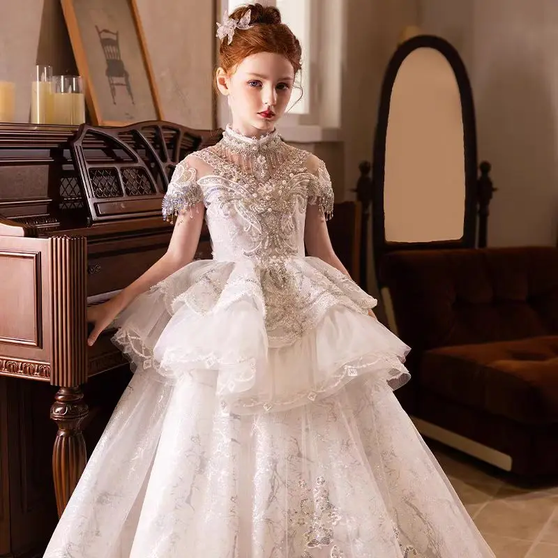 Custom Flower Girl Dress Weddi - Birth Flower Necklace のレビューと価格