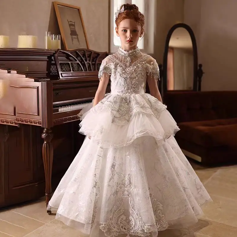 Custom Flower Girl Dress Weddi - Birth Flower Necklace のレビューと価格