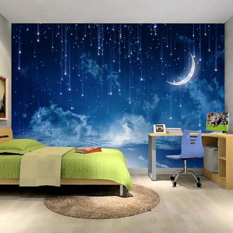Mural Wallpaper Custom Blue Ni - Custom Night Sky のレビューと価格