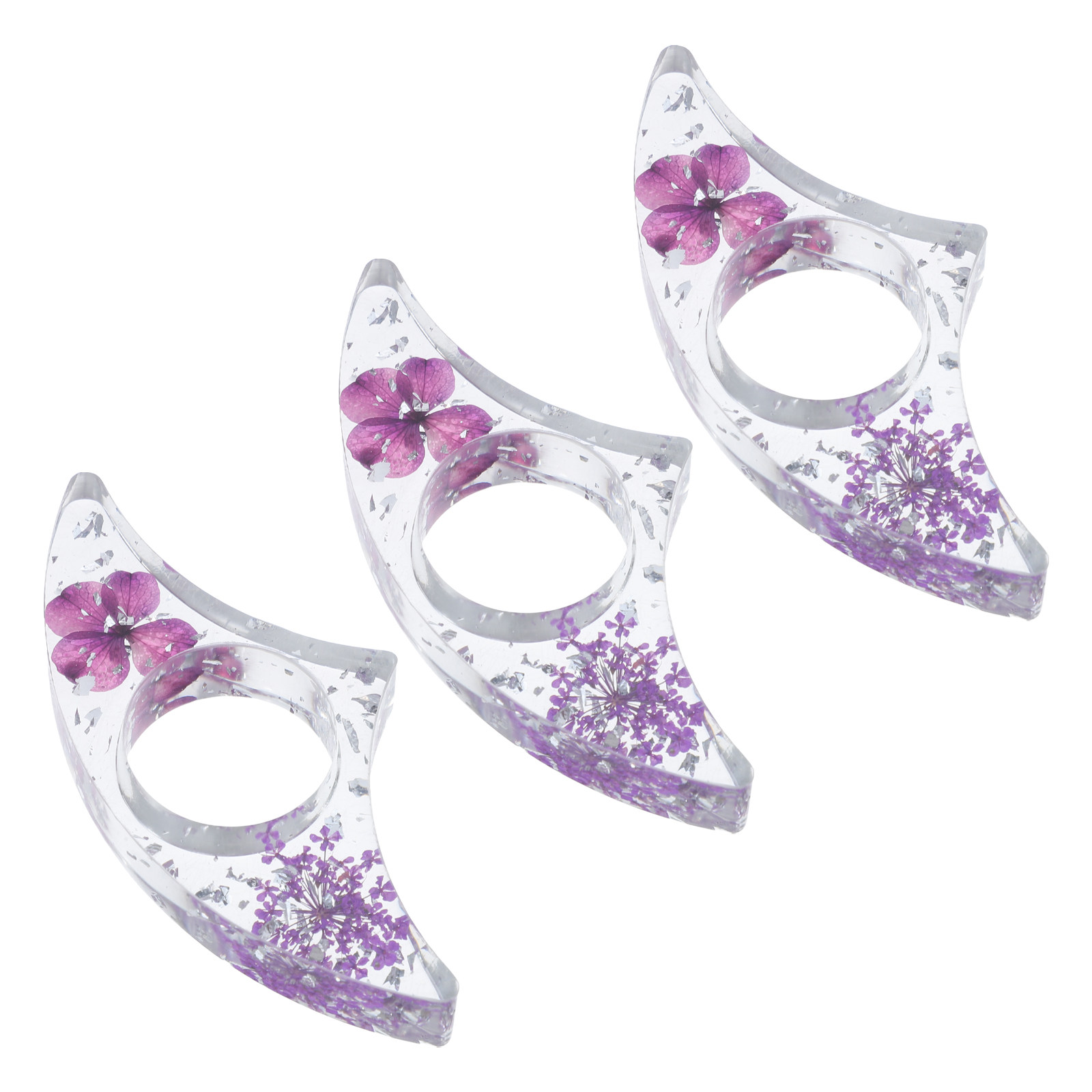 3Pcs Floral Book Page Holders  - Dried Flower Bookmark のレビューと価格