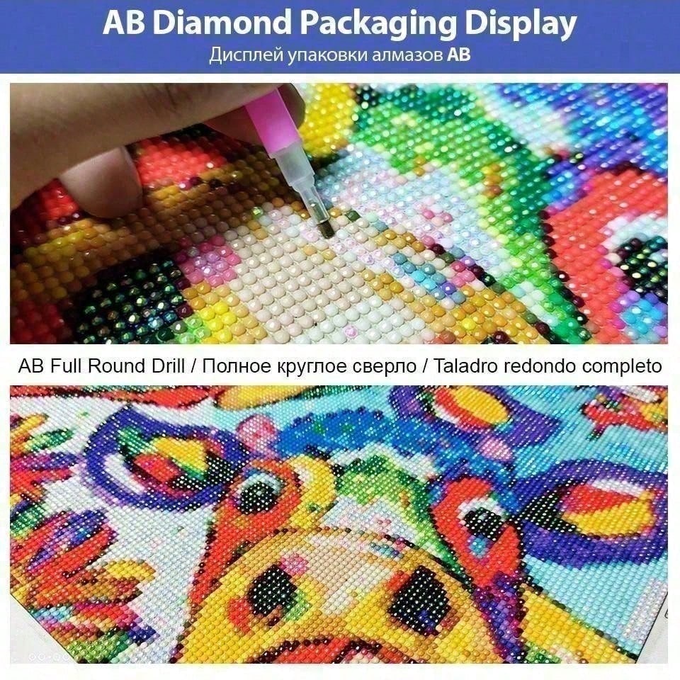 1 piece - 5D-DIY - Flocking cl - Photo Mosaic Print のレビューと価格