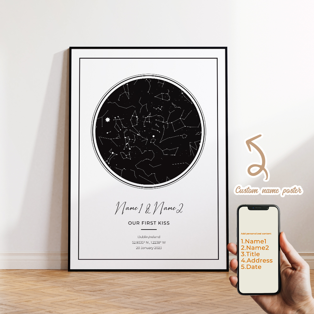 Modern Custom Personalized Nig - Custom Map Poster のレビューと価格