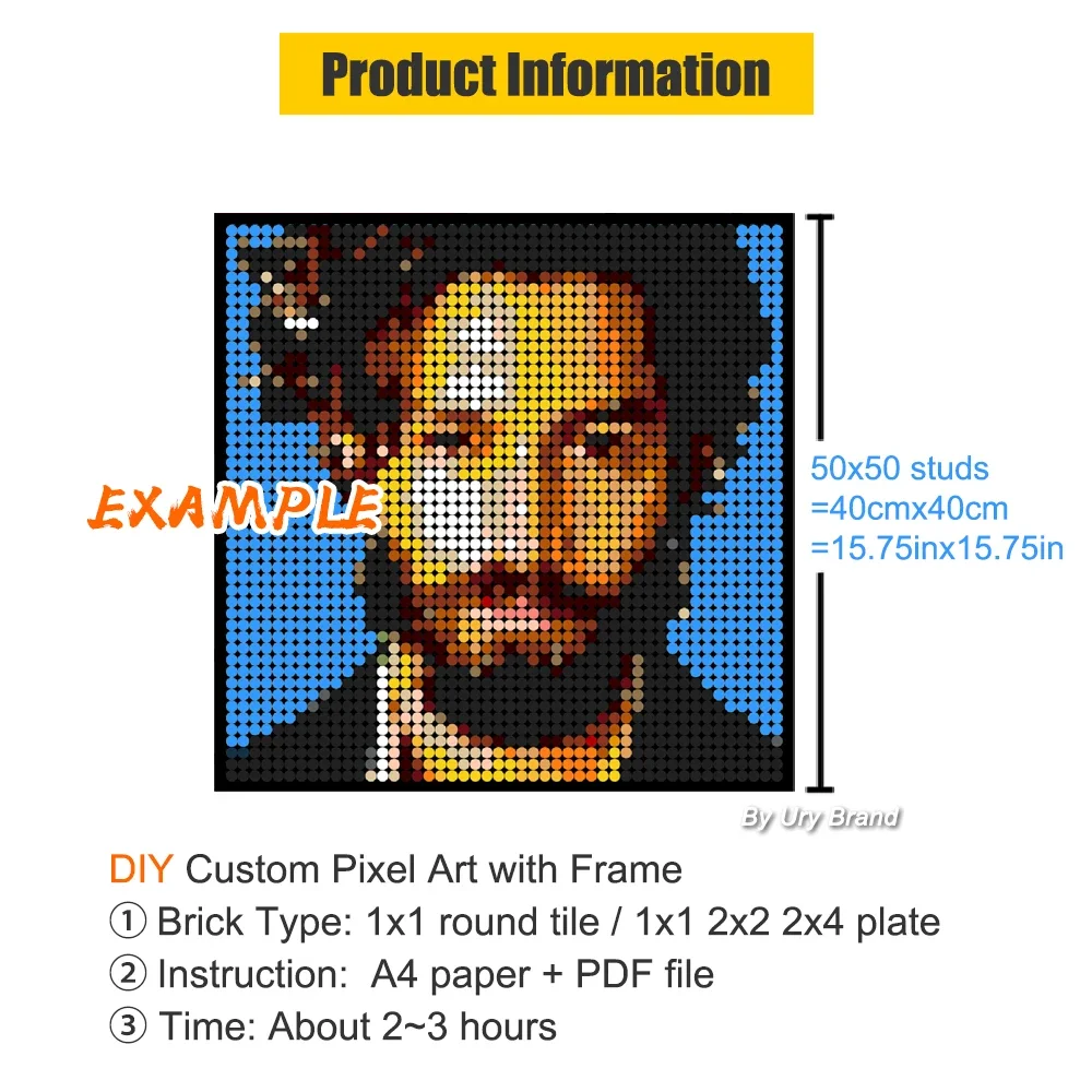Pixel Art Custom Photo Persona - Pet Portrait Custom のレビューと価格