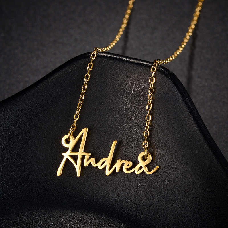 Auxauxme Custom Name Necklace  - Name Necklace Custom のレビューと価格