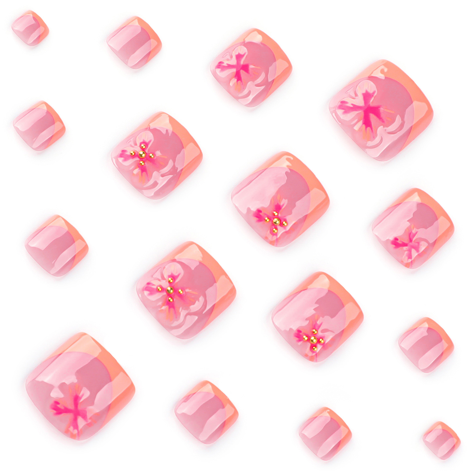 24pcs Charming Flower Pattern  - Pressed Flower Art のレビューと価格