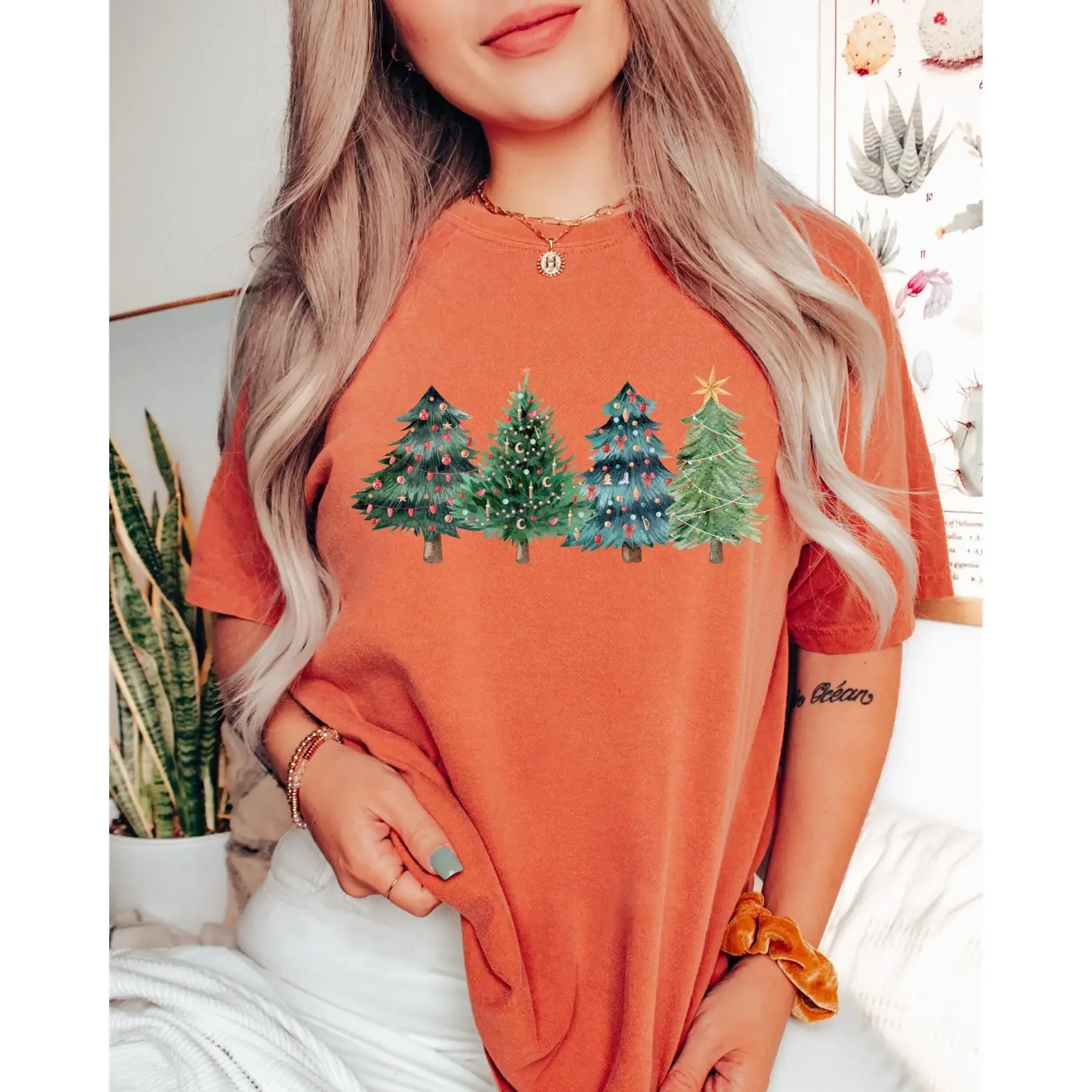 Christmas Trees T Shirt Xmas C - Family Tree Print のレビューと価格