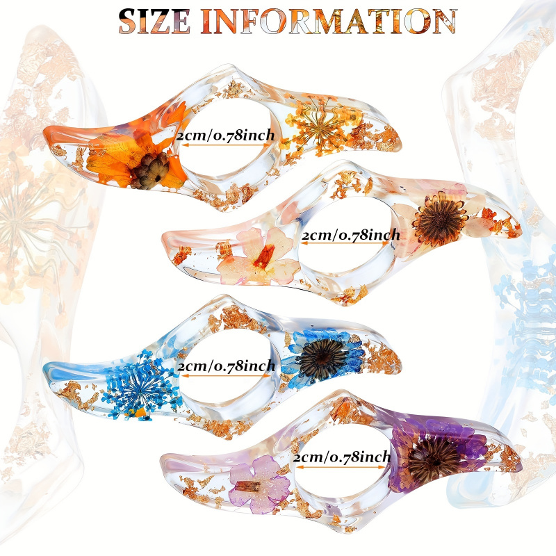 1/3 Pcs Dried Flower Resin Boo - Dried Flower Bookmark のレビューと価格