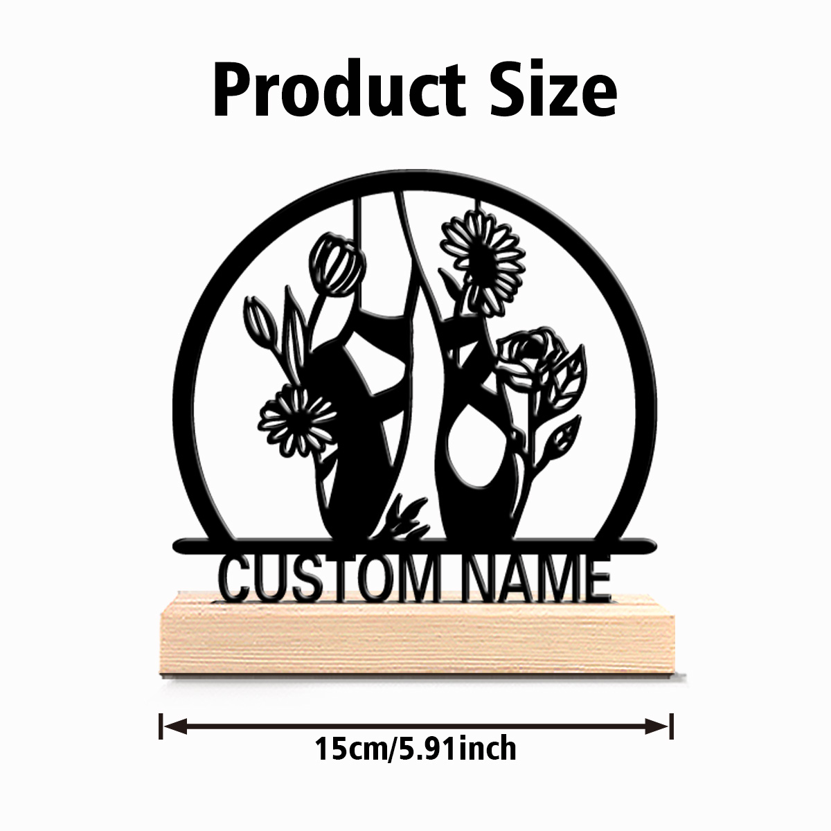 1pc beautiful personalized bal - Engraved Wood Frame のレビューと価格