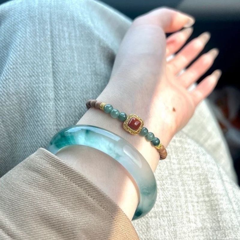 Natural jadeite bracelet ice g - Coordinates Bracelet のレビューと価格