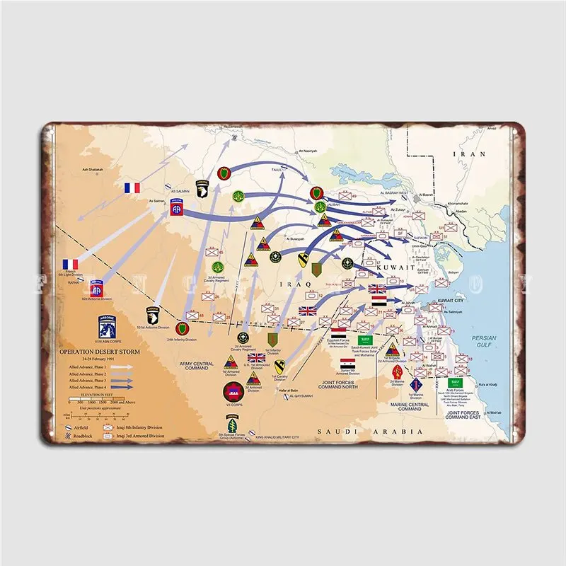 Operation Desert Storms Ground - Custom Map Poster のレビューと価格