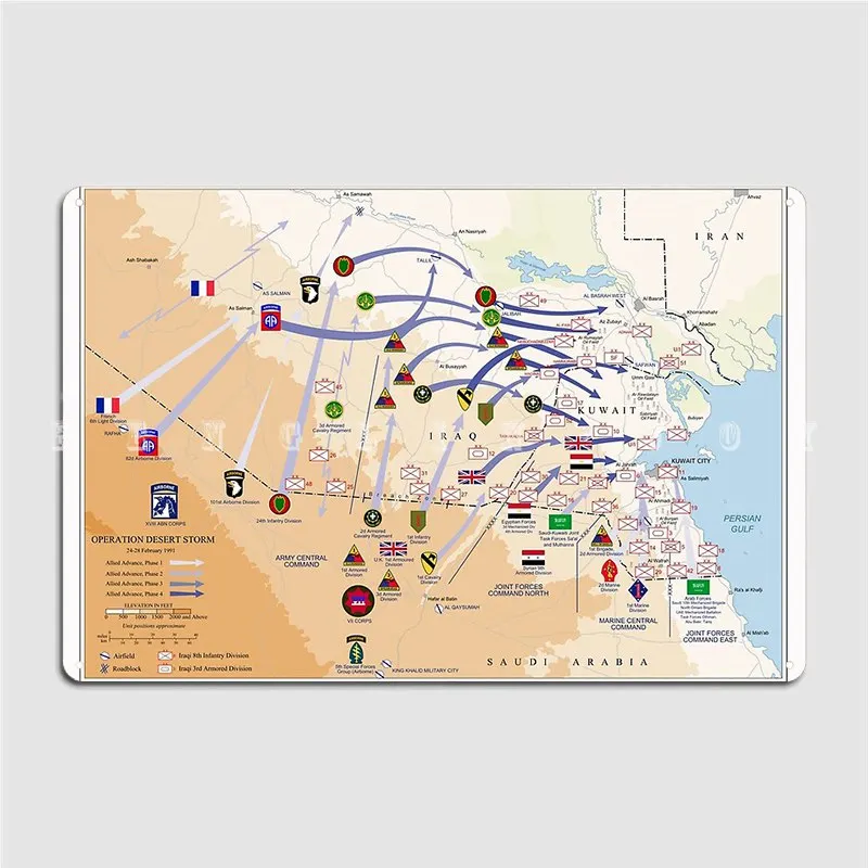 Operation Desert Storms Ground - Custom Map Poster のレビューと価格