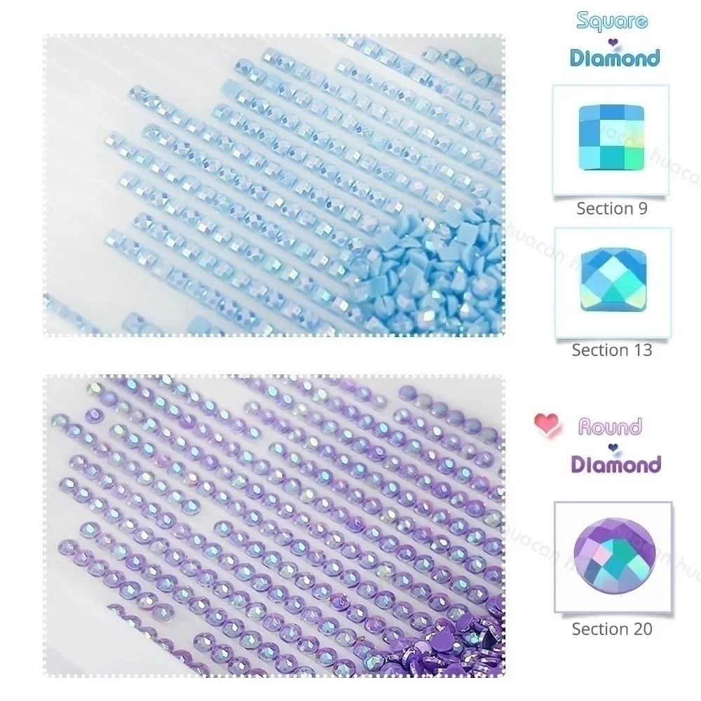 Frameless, Diamond Embroidery  - Photo Mosaic Print のレビューと価格